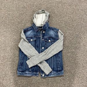 EXPRESS hooded jean jacket